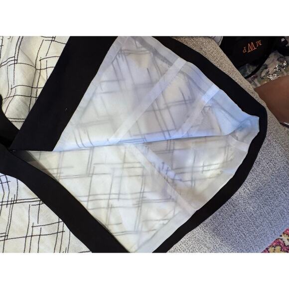 Rafael Black White Women’s Plus Size Blazer 3/4 Sleeves Lined Sz 3X - Picture 10 of 10